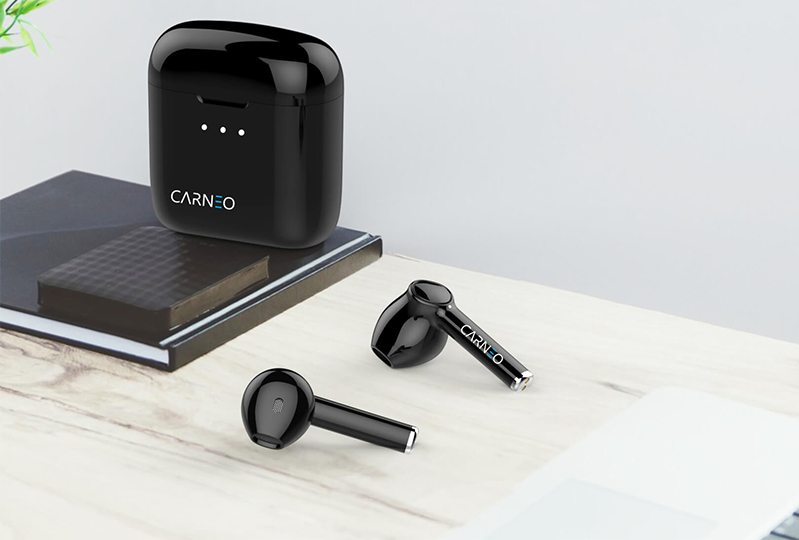 Bluetooth slúchadlá CarneoS8 čierne